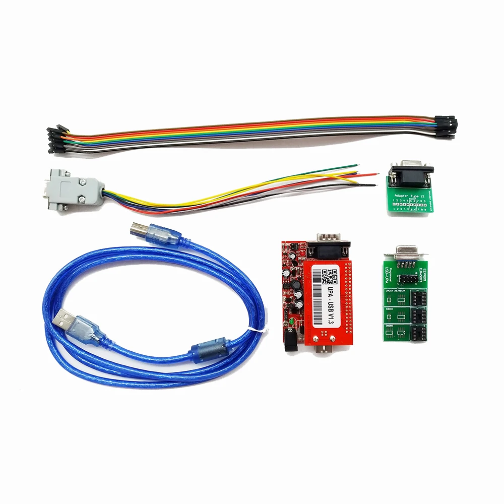 UPA USB V1.3 Programmer With Full Set Adapter UPA Main Board And Eeprom Connector Cable Free Shipping