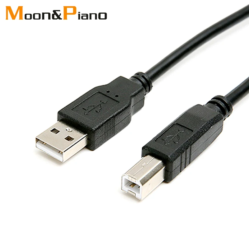 USB 2.0 Printer Cable Line 1.5m 3m 5mType B Male to A Male Data Extension  High Speed  Transmission Office Printer Data Wire