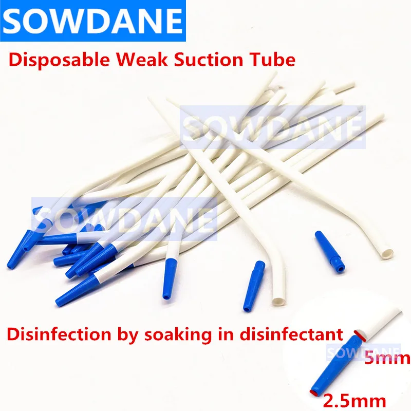 

10pcs Dental Implant French Curved Straw Surgical Bended Straw Weak Straw Suction Tube Long Slim Type Dental Disposable Material