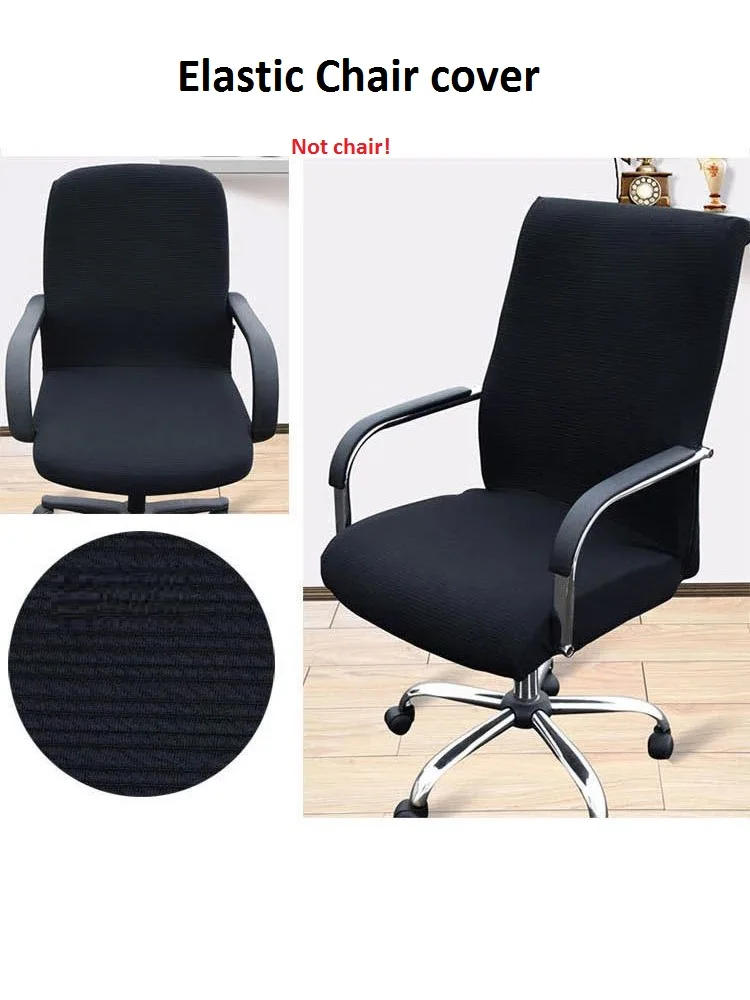 Office Computer Chair Covers, Armrest Chair Cover, Swivel Chair Cover, One Piece Elastic Chair Cover Only