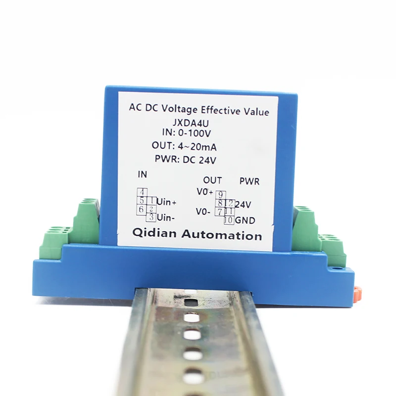 JXDA4U DC0-1000V DC0-500V sensore di tensione trasmettitore di tensione cc 0-75mV trasduttore di tensione RS485