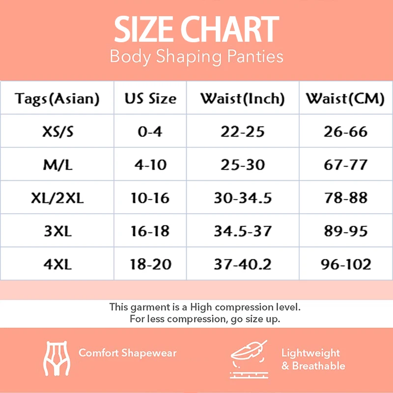 Women Body Shaper High Waist Shaping Panties Tummy Control Panty Shapewear Waist Trainer  Slimming Belt Corset Briefs Butt Lift