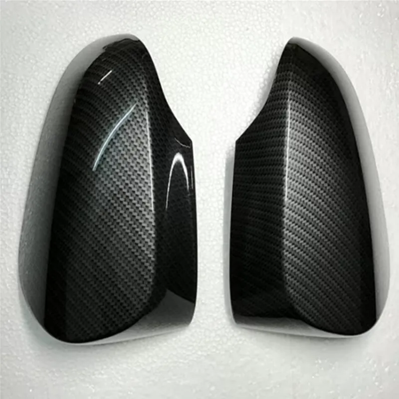 

2PCS Chrome Car Side Rear view Mirror Cover Carbon Fiber Rearview Mirror Overlay Cap For Toyota Corolla Altis E170 2014-2017