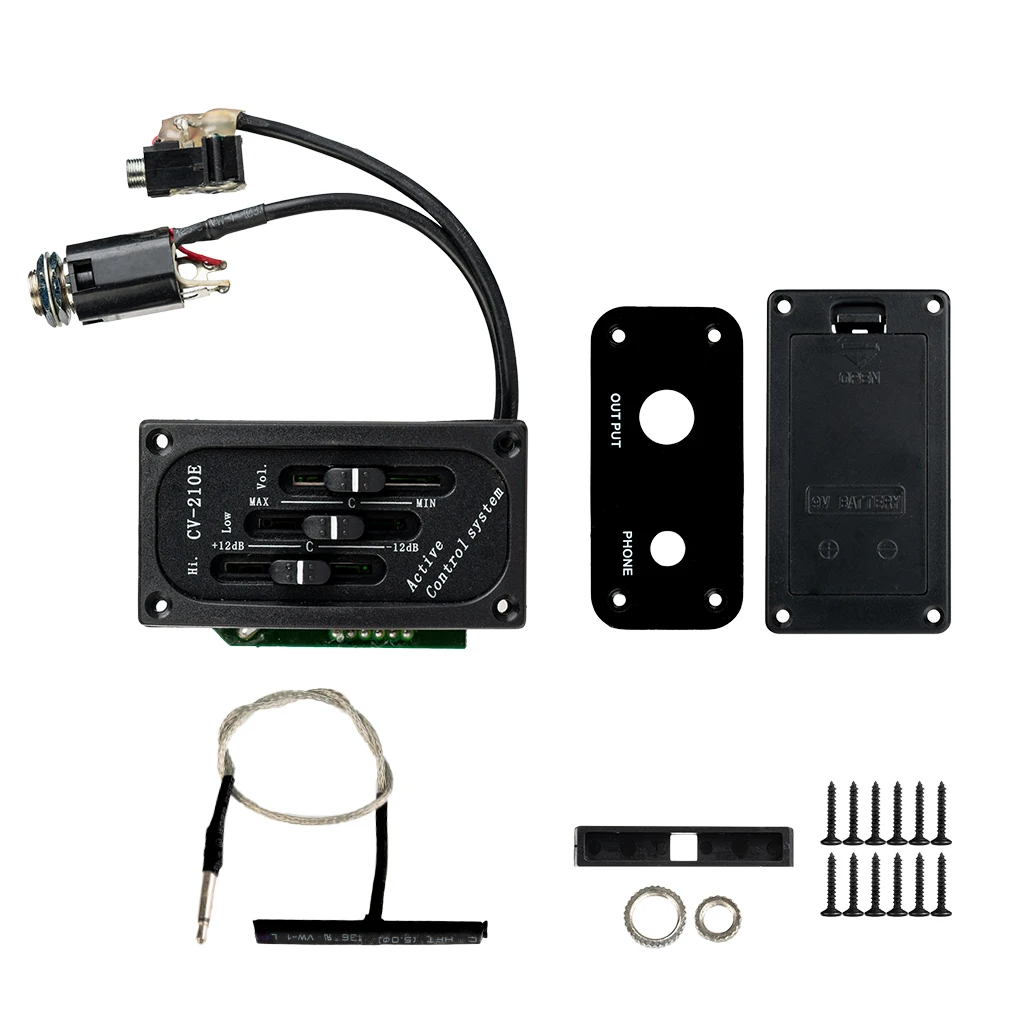 LOMMI Electric Violin EQ Acoustic Violin Preamp DIY Violin Pickup