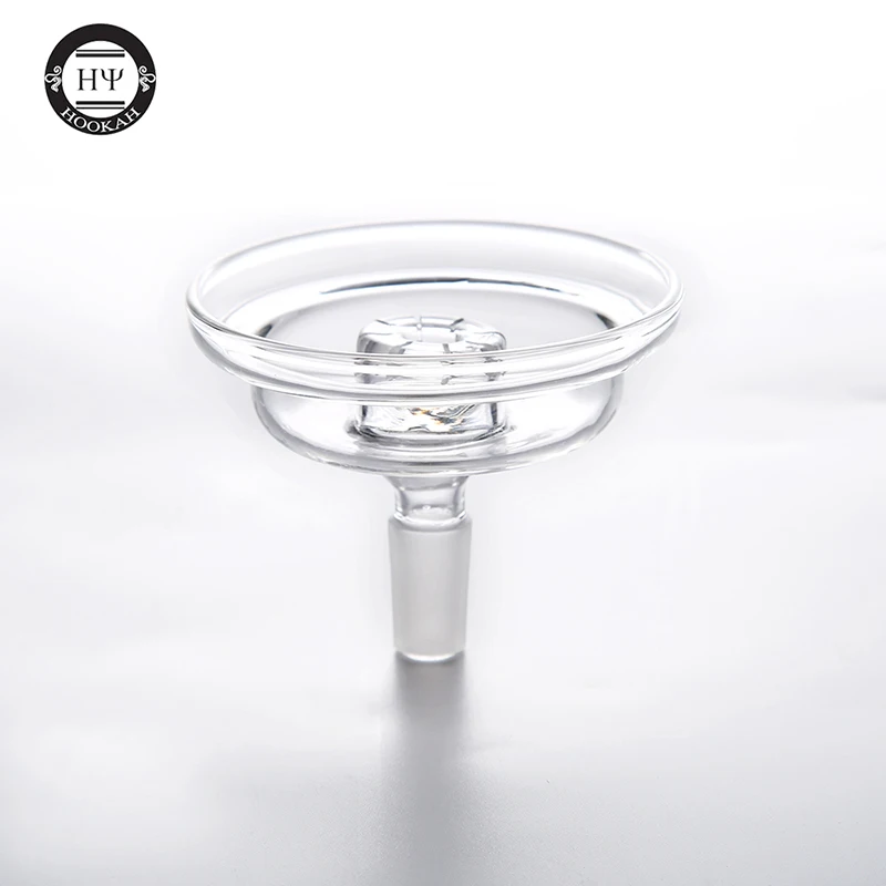 High Quality Cazoleta Shisha Piteira Hookah Head Glass Bowl Smoking Fit Charcoal Holder Heat Manager Narguile Part