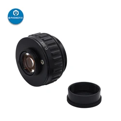 CTV 0.35X/0.5X C Mount Adapter Ring Lnes for Trinocular Stereo Microscope CTV Focus Adjustable Camera Ring Adapter