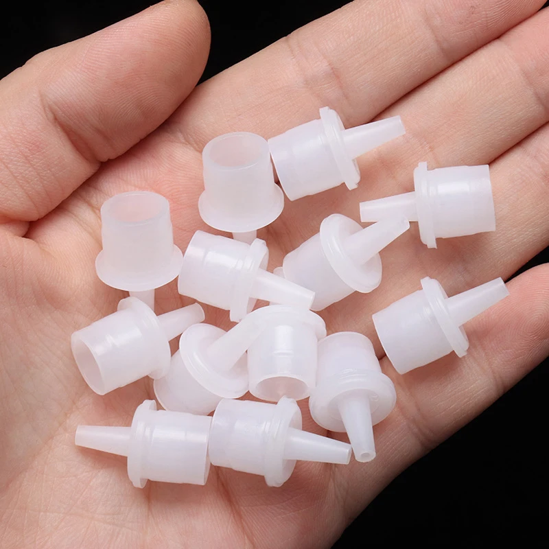 20Pcs Eyelash Glue Bottle Plug Adhesive Cup Nozzle Adhesive Holder Stopper Individual Eyelashes False Lash Extension Tools