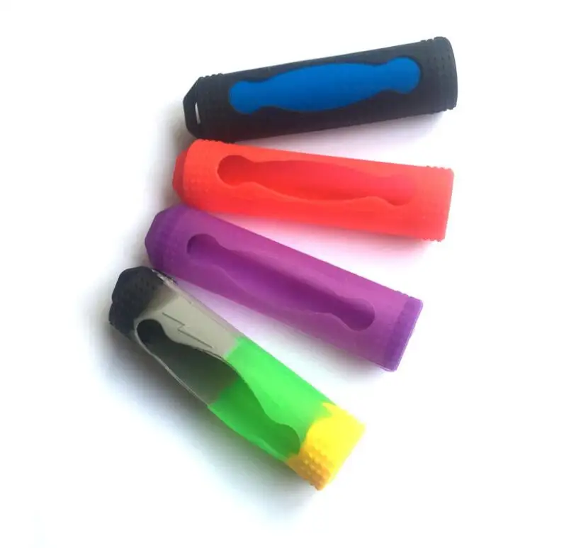 

MasterFire 500pcs/lot 18650 Silicone Sleeve Case 18650 Battery Rubber Holder Colorful Silicone 18650 Battery Storage Box Cover