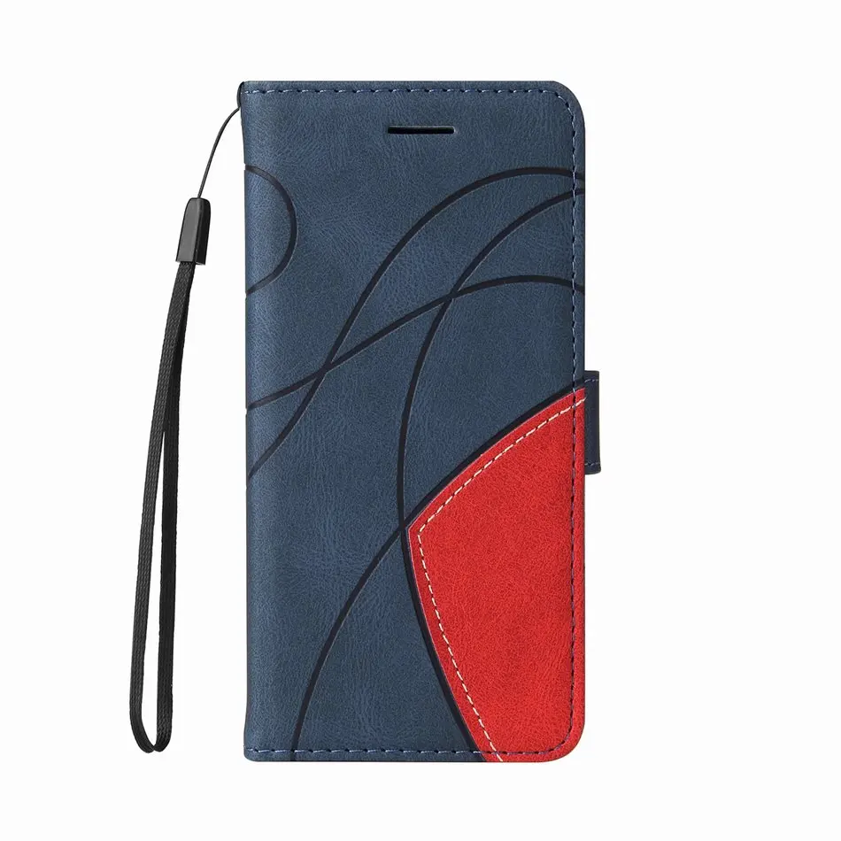 Magnetic Leather Case For Redmi 8A 10X 9A 9C Note 10 10T 4X 6 9T 8 8T 9 9S Pro Mi Poco X3 NFC Wallet Flip Stand Phone Cover D06G