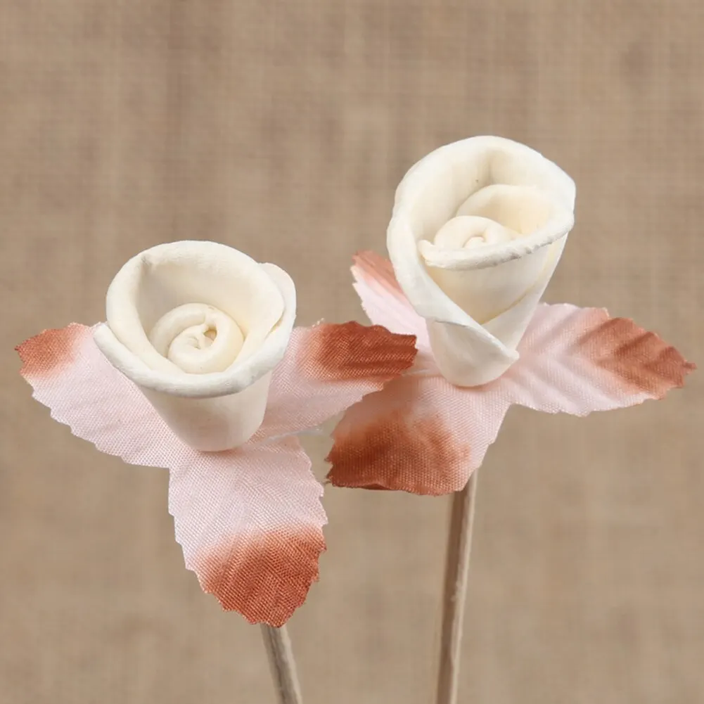 5pcs Artificial Flower Wavy Rattan Reed Fragrance Diffuser Replacement Refill Sticks Air Freshener Room Perfume Diffuser Sticks