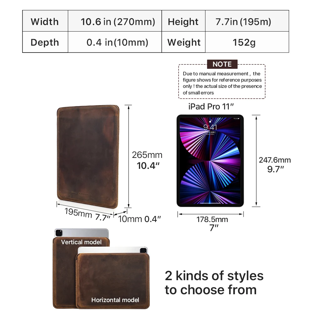 Contacts Family Genuine Leather Case For iPad Air 5 Air 4 10.9\