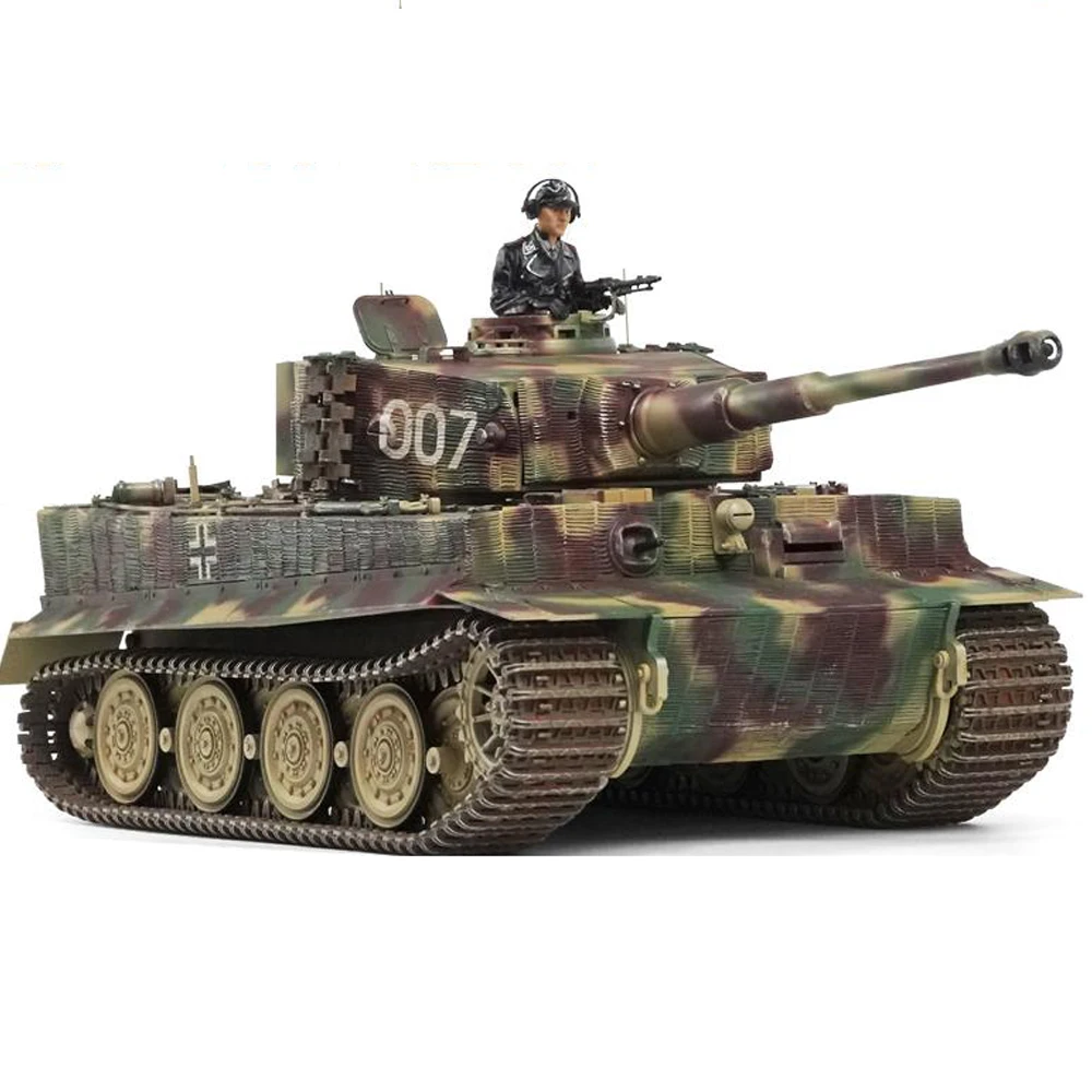 1/16 German Tiger 1 Late Version Michael Wittmann Heavy Tank  RC RTR WW2 Military Army Model Panzer Remote Control Hobby Grade