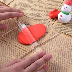 Polymer Clay Crafts Acrylic Roller Hollow Rolling Clay Bar Roll Stick for Shaping and Sculpting Clay Accessories