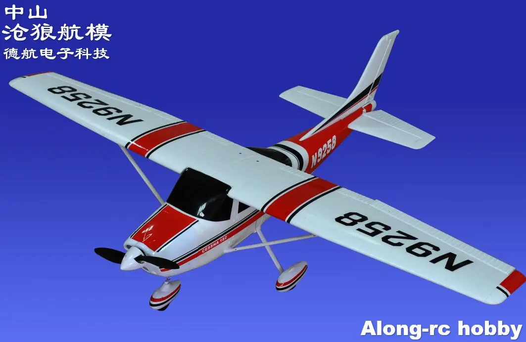 

RC EPO Plane RC Airplane Momdel Beginner Plane 4 channel 1410mm Wingspan Cessna 182 V1 Trainer KIT set or PNP set or RTF SET