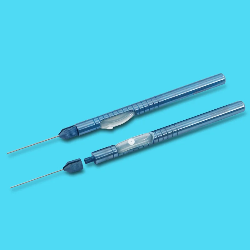 

Ophthalmic microscopy equipment boutique titanium alloy ophthalmic flute needle straight flush type with silicone tube 20G23G