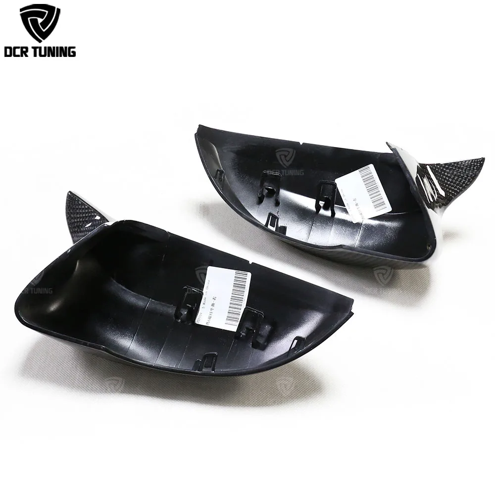 For VW Golf 6 MK6 Jetta MK6 Passat Rearview Side Mirror For Volkswagen Gti R20 Carbon Fiber Mirror Caps Replacement Style M Look