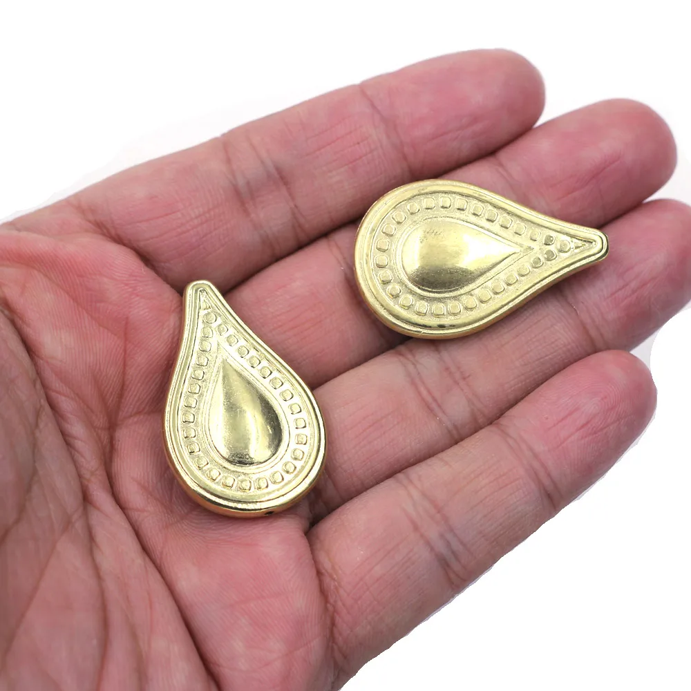 100Pcs Spacer Kralen Water Druppels Acryl Ccb Losse Voor Charm Kettingen Sieraden Diy Bevindingen