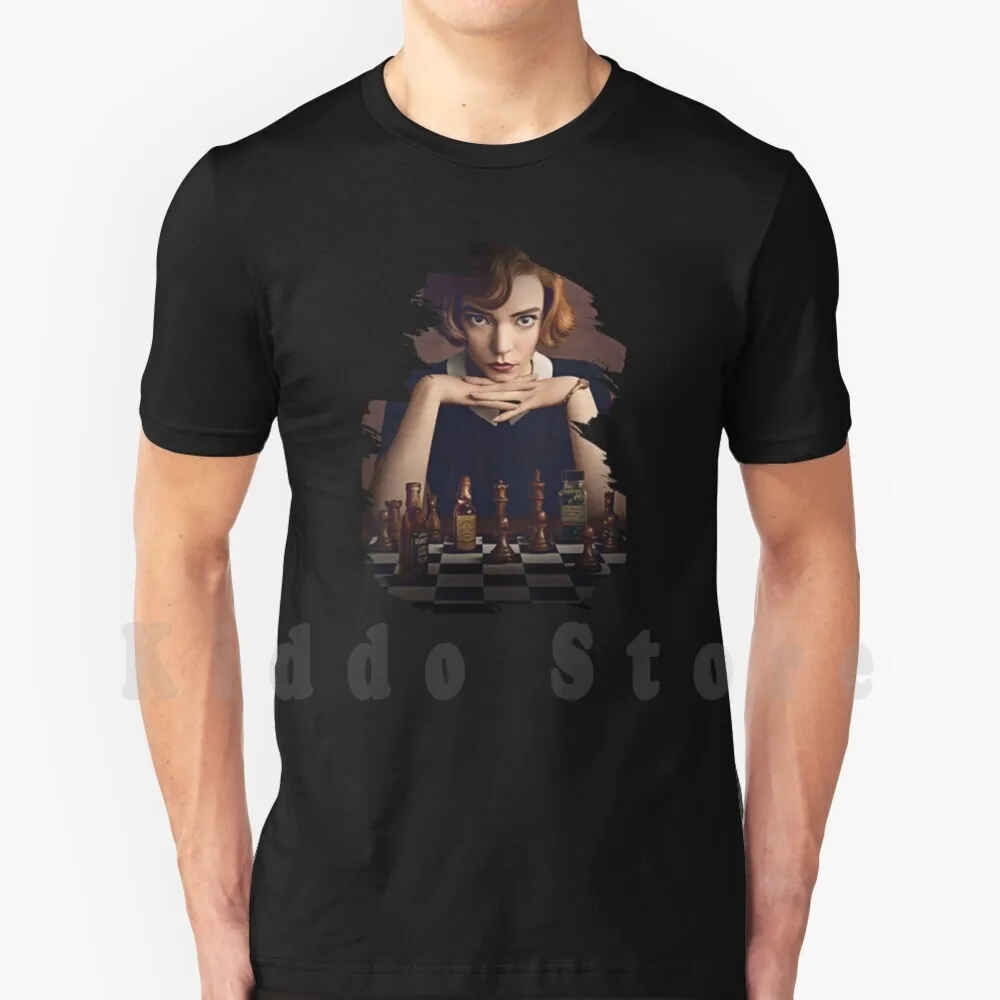 The Queen's Gambit T Shirt Men Cotton Cotton S-6xl Queen Queens Gambit The Queens Gambit Chess Series Christmas Anya Taylor