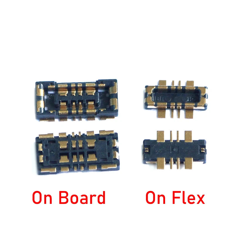 2PCS Inner Battery FPC Connector Clip Contact Replacement For HuaWei Enjoy 9 Plus Y9 2019 Nova 4 4E On Motherboard On Flex Cable