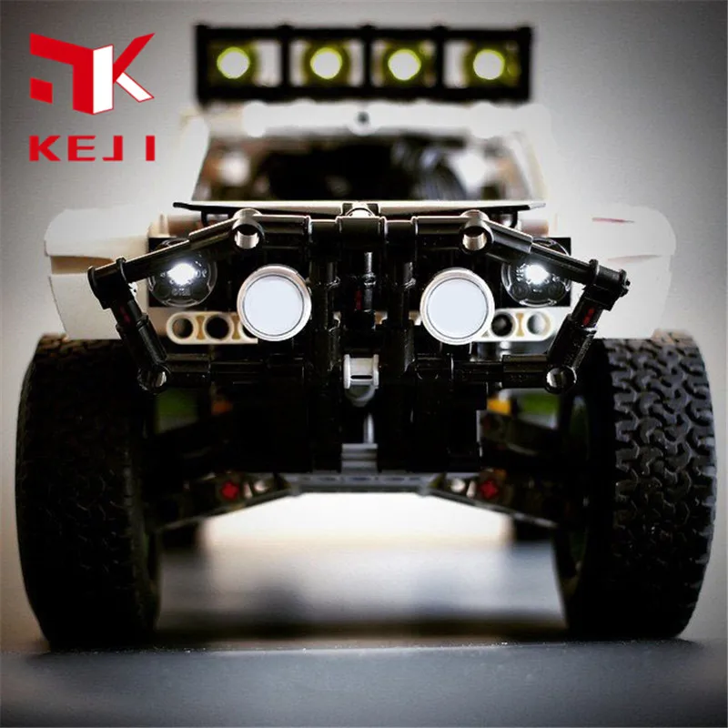 KEJI RC Baja Trophy Truck Motor Power Function Fit MOC-4874 Model Model Building Blocks Bricks Kit DIY Toys Christmas Gift