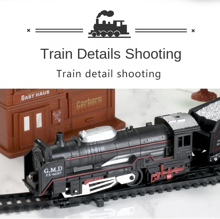 ZGEER Simulation train à grande vitesse railcar jouet pour enfants