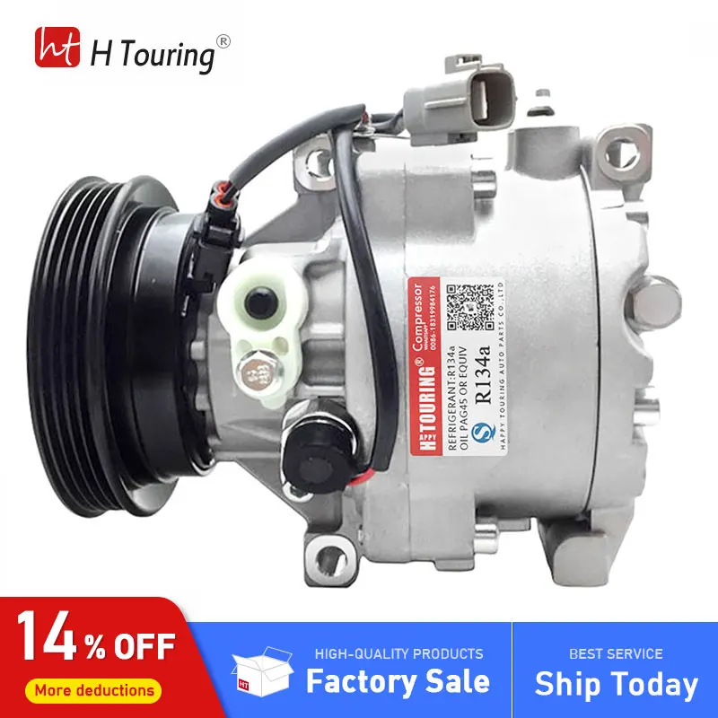 

For Toyota air conditioning compressor for Toyota Starlet EP91R 1.3L 4 cyl 1996-2002 4421000034 8832010511 4471001371 SC08C PV4