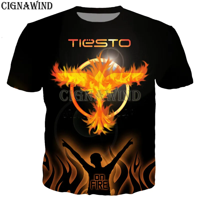 New arrival t shirt men/women hip hop Tiesto DJ/sound console 3D printed t-shirts casual Harajuku style tshirt streetwear tops