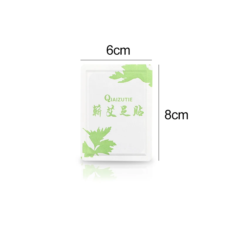 2Pcs/Bag Wormwood Foot Detox Patch Improve Sleep Quality Slimming Sticker Loss Weight Relieve Anxiety Body Relaxing Care Plaster