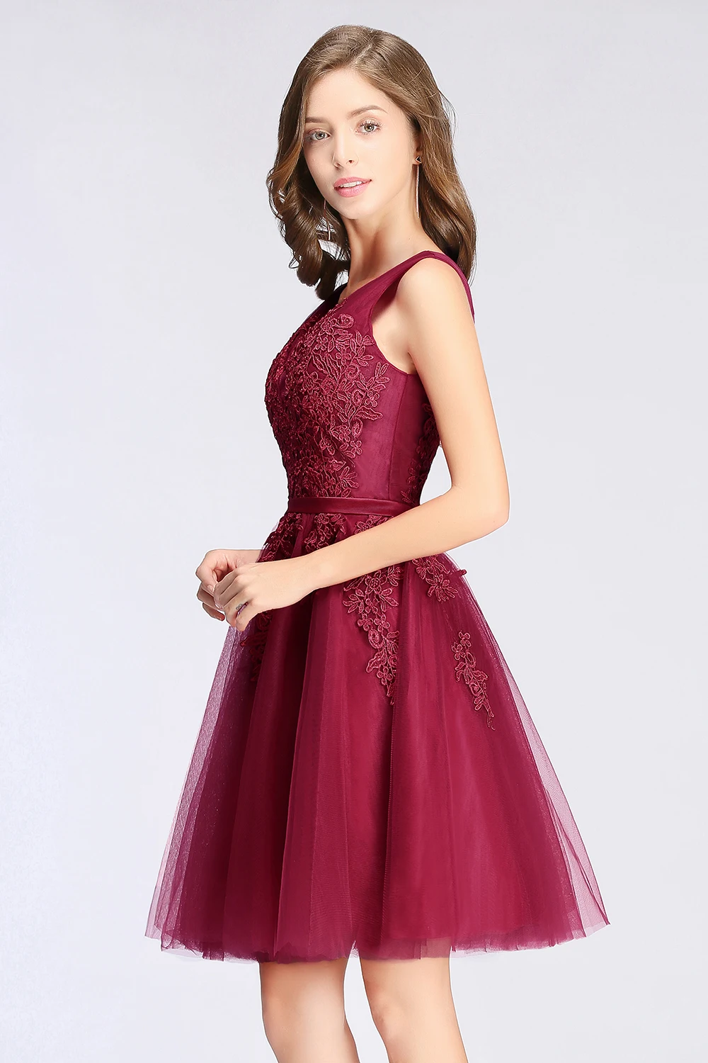 Vestidos De regreso a casa cortos elegantes con apliques, vestidos De fiesta formales, vestidos De graduación, Vestido De cóctel, nuevo, en Stock, caliente