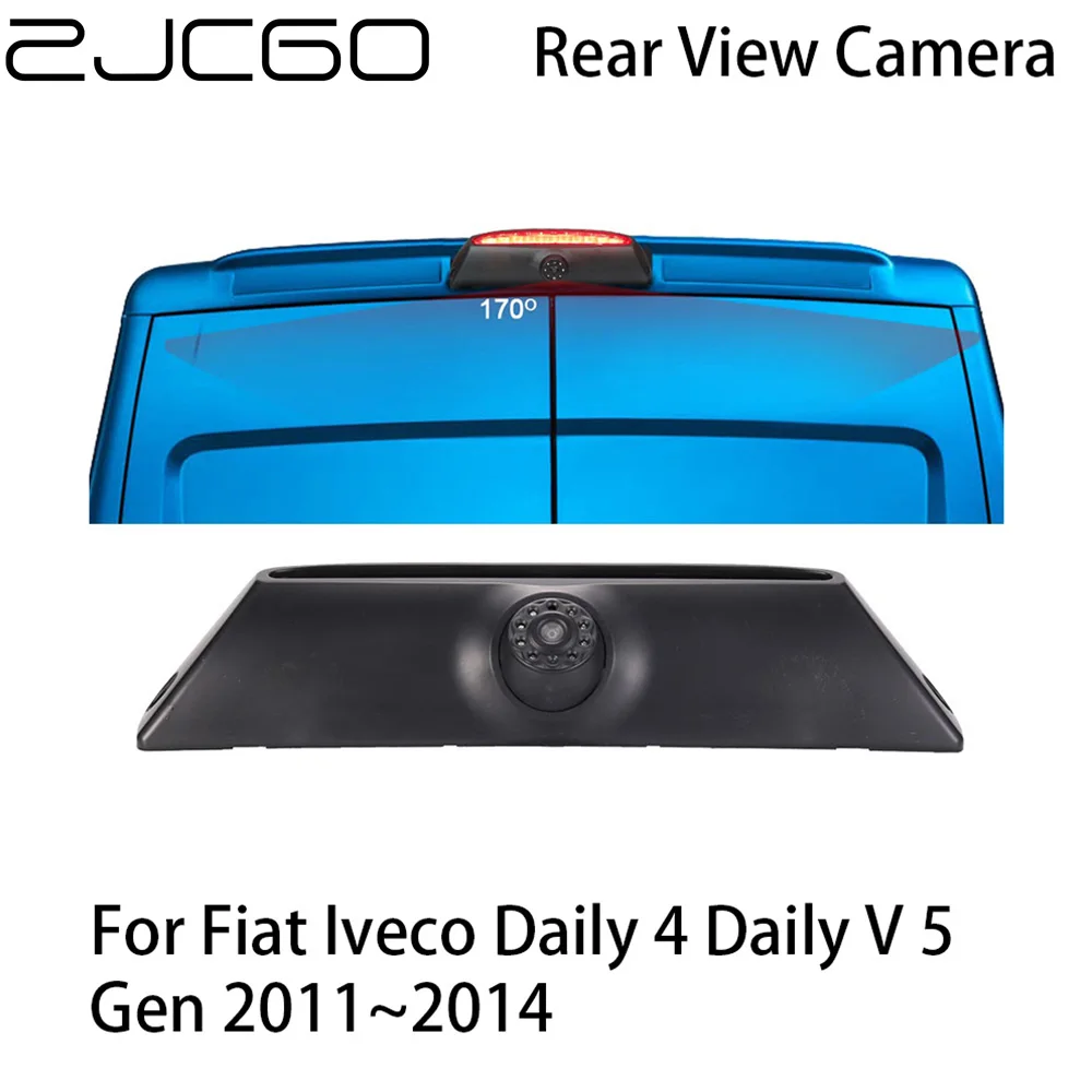 

ZJCGO Car Rear View Reverse Back Up Parking Camera for Fiat Iveco Daily 4 Daily V 5 Gen 2011~2014