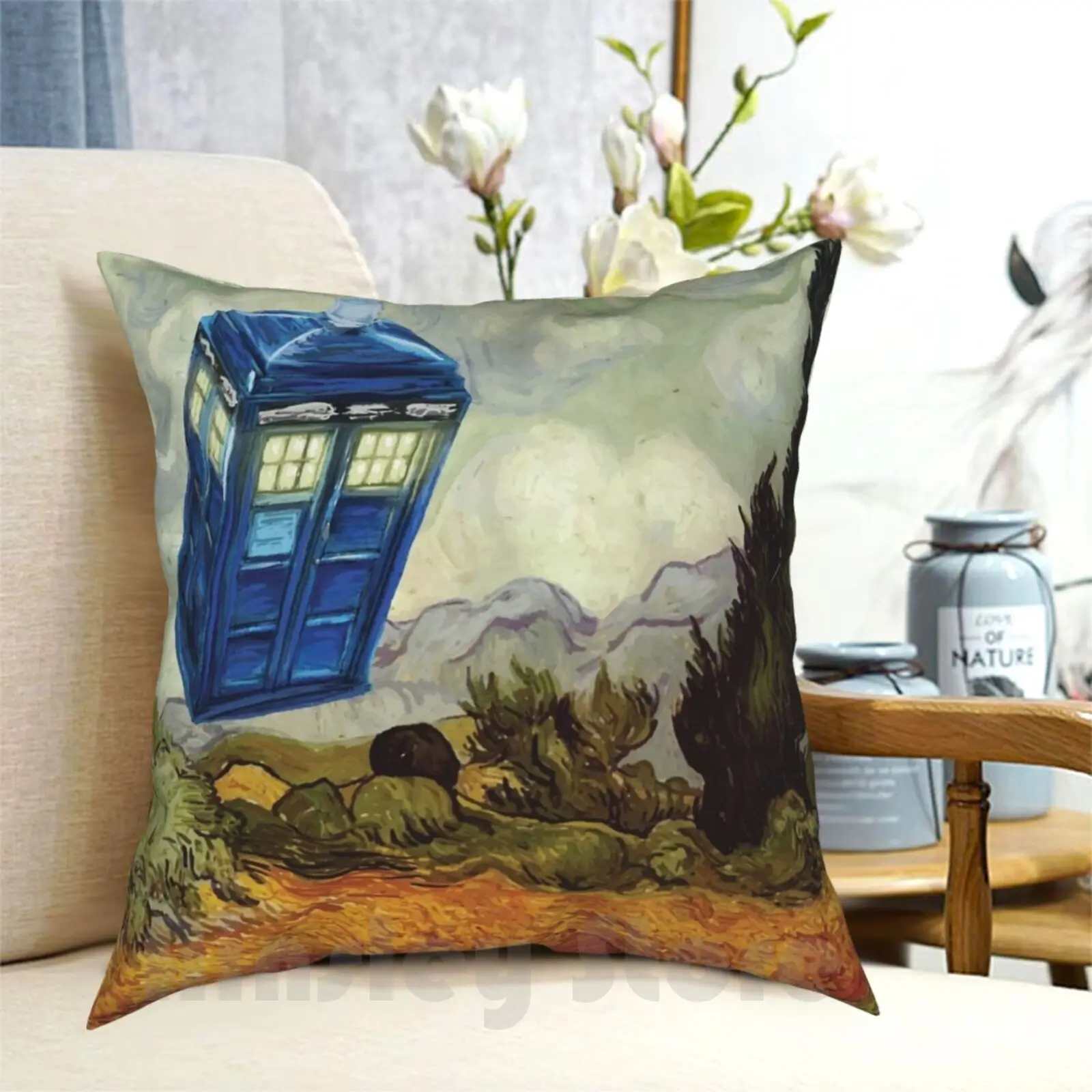

Vincent And The Pillow Case Printed Home Soft Throw Pillow Science Fiction Sci Fi Nerds Geeky Nerd Culture Nerdy Nerdy
