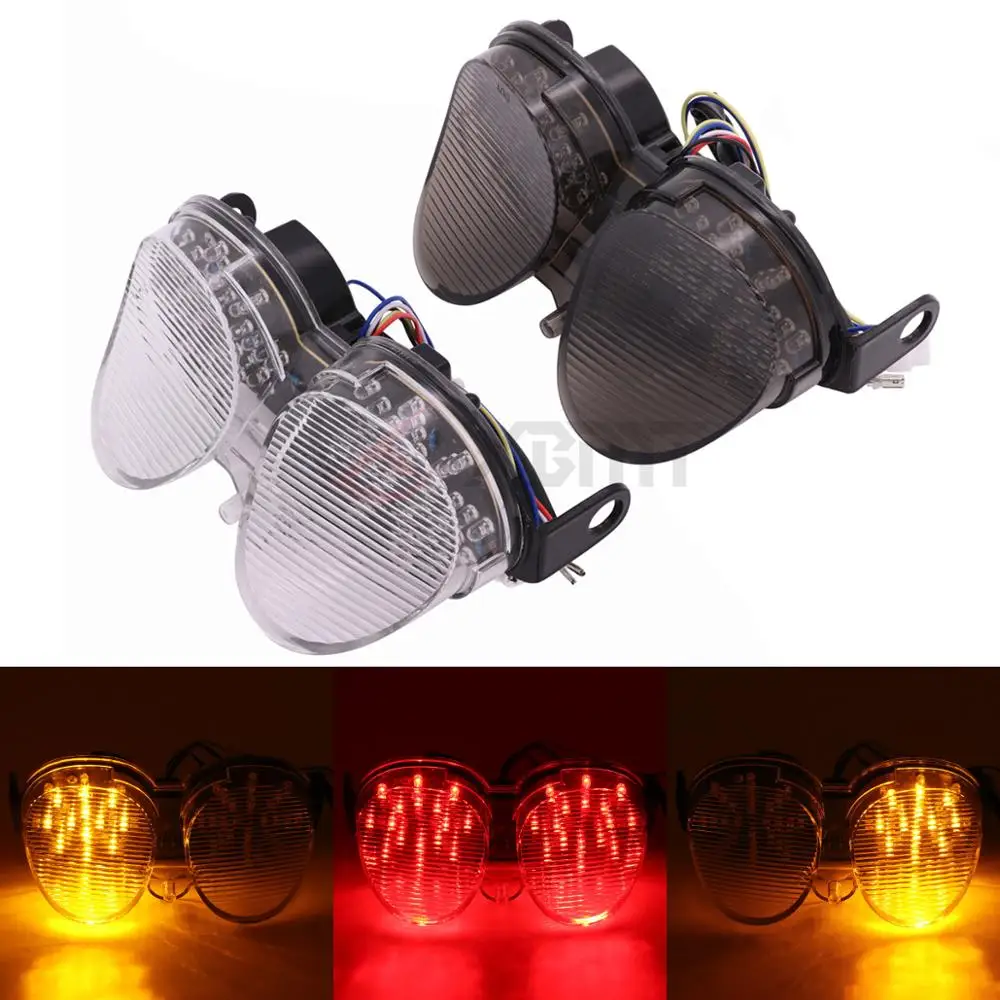 

Motorcycle LED Rear Tail Light Brake Turn Signals Integrated For Yamaha YZF-R6 YZF R6 2001-2002 XJR 1300 XJR1300 2005- 2014