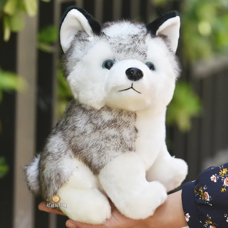 Kawaii Puppy Stuffed Toys 10/20cm Cute Simulation Husky Dog Plush Toys Stuffed Doll Kids Baby Toys Plush Husky Dolls