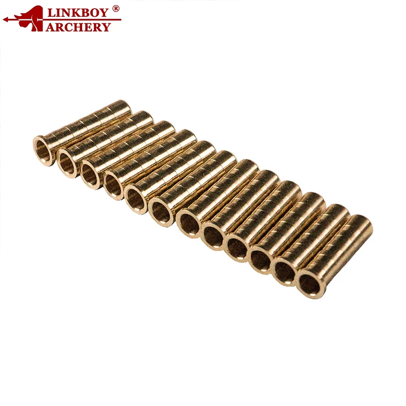 12Pcs Archery ID7.6mm Copper Arrow Insert OD8.8mm 90GR for Carbon Arrows Shaft Accessories