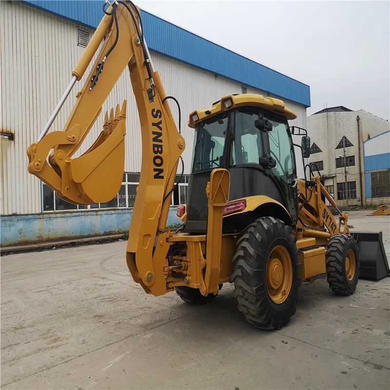 SYNBON SY747 Backhoe Loader Excavation Loading Excavator Bucket Hot Sale