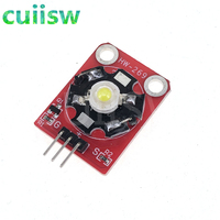 3W High Power LED Module with PCB Chassis for Arduino STM32 AVR