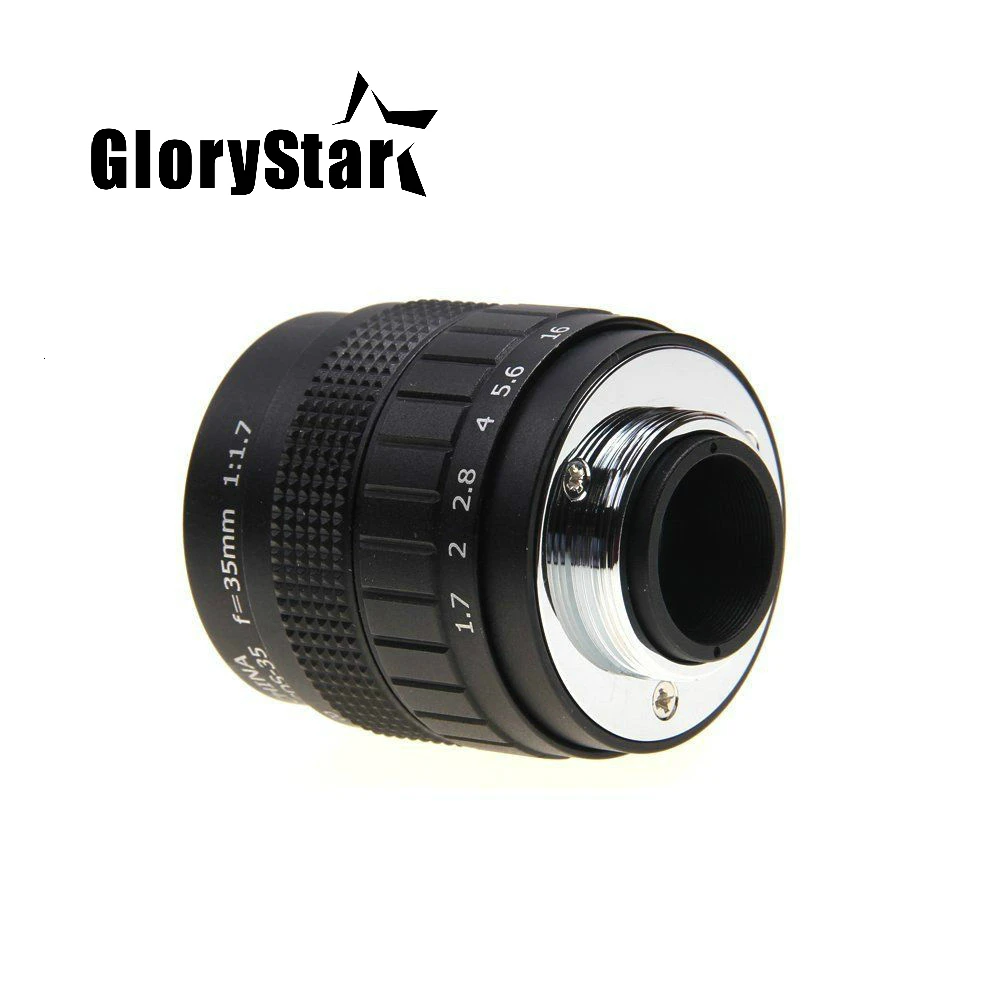 Imagem -06 - Glorystar 35 mm F1.7 Cctv tv Lens Filme c Montar a Sony E:nex3 Nex-c3 Nex-f3 Nex5 Nex5n Nex5r Nex5t Nex6 Nex7 A6000 A6300 A6500