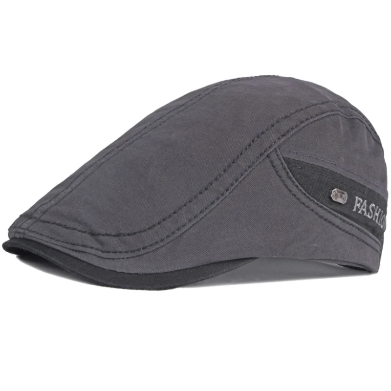 HT3656 Caps for Men Women Berets Cotton Flat Cap Vintage Adjustable Artist Painter Beret Hat Retro Casual Beret Cap