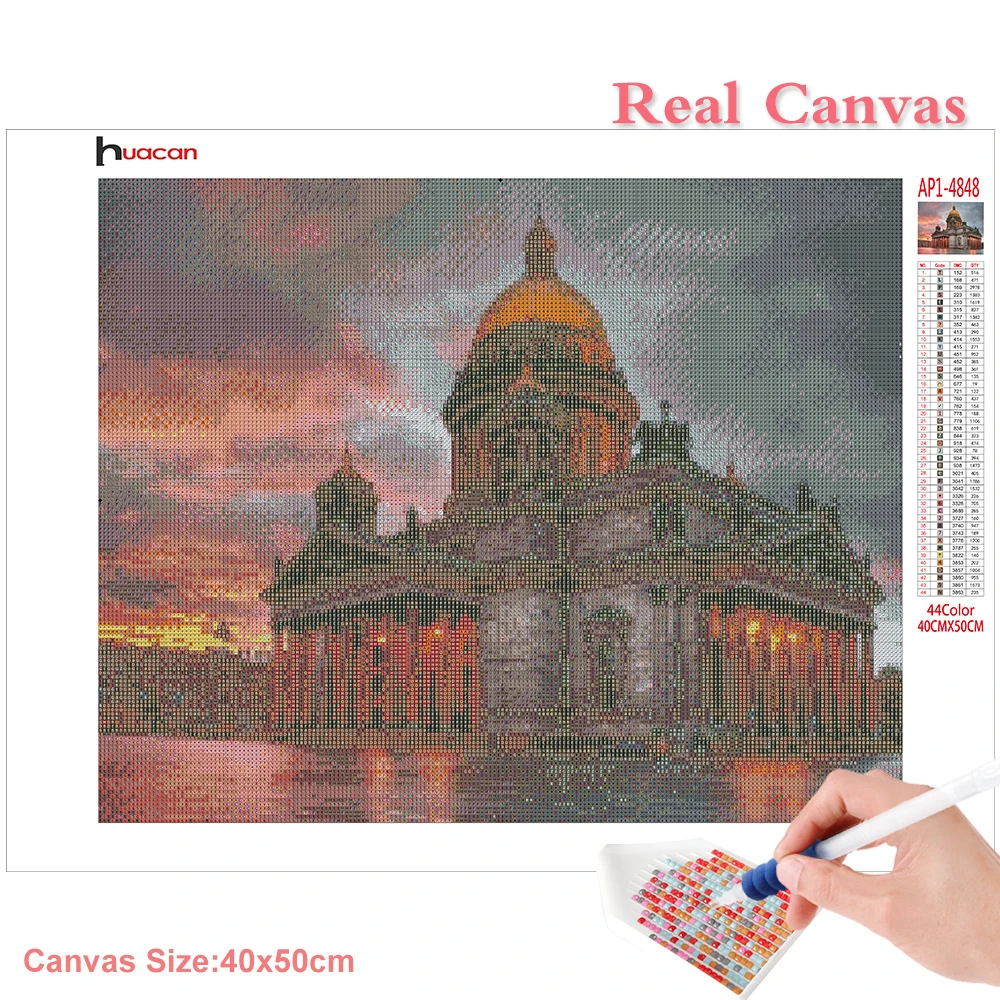 Diamond Painting Saint Petersburg rhinestones Cross Stitch Full Square Diamond Embroidery City Diamond Mosaic Home Decoration