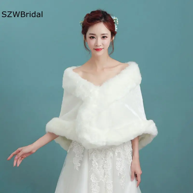 New Arrival Bolero mariage Wedding cape Bride Feather robe Bolero women Cheap wedding accessories Bridal Cape Fur shawl shrug