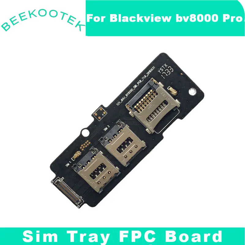 

New Original For Blackvie BV8000pro Card Holder SIM Card Holder With Flex Cable Tray Card Slot Tray Reader For Blackview BV8000