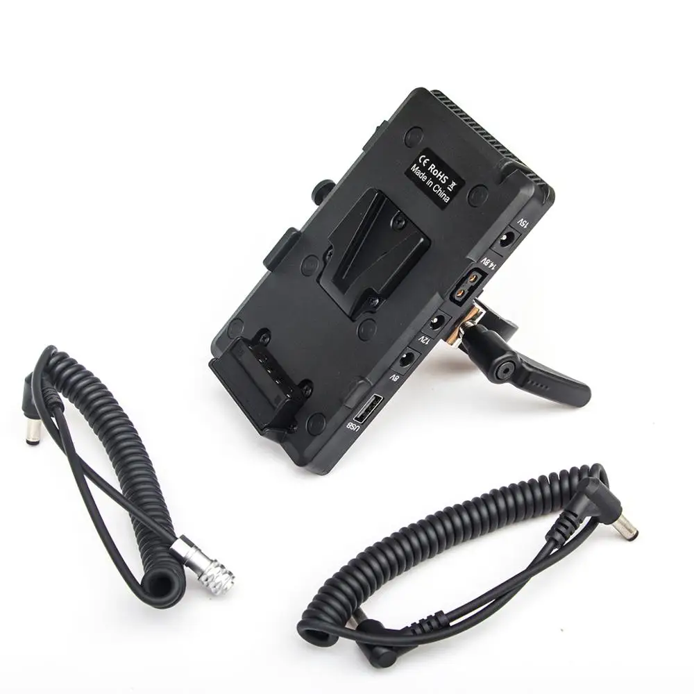 WY-VG1 Power Supply Systerm D-tap Battery Plate Adapter DC Coupler with BMPCC 4K/6K for Broadcast SLR HD camera