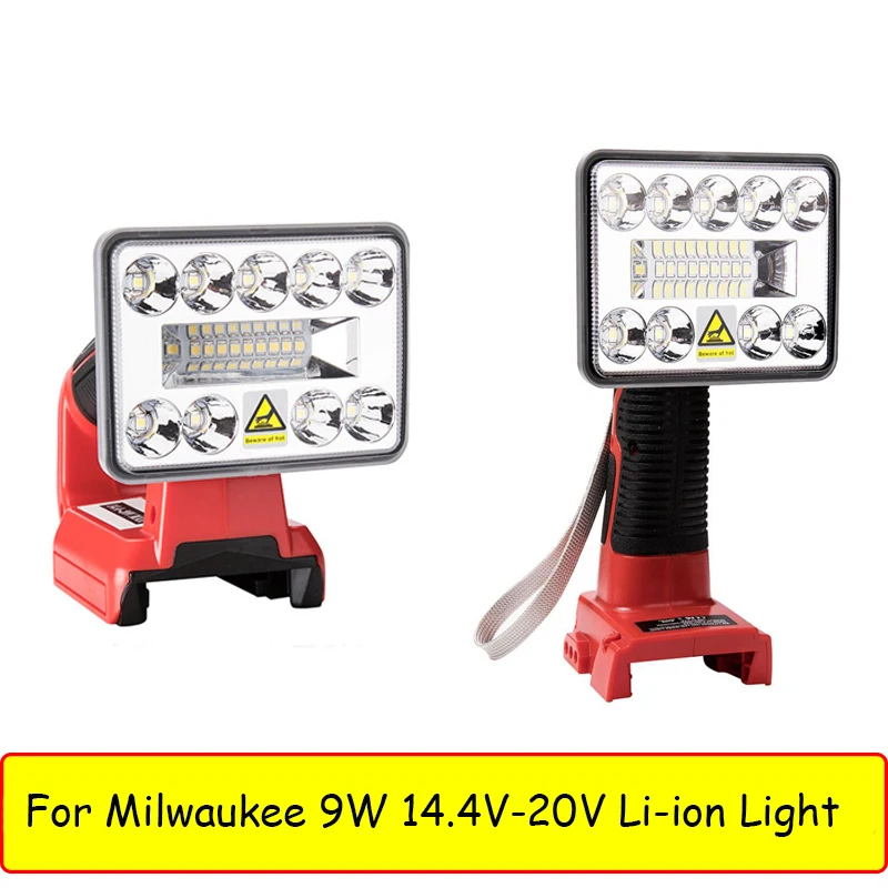 

48-11-1828 for Milwaukee 9W Tool Light LED Light Used for Milwaukee 18V Li-ion Battery 48-11-1840