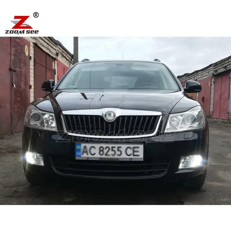 Perfect Canbus White LED bulb Reverse + day light DRL + Parking Position for 2009-2012 Skoda Octavia 2 MK2 A5 FL 1Z mirror light