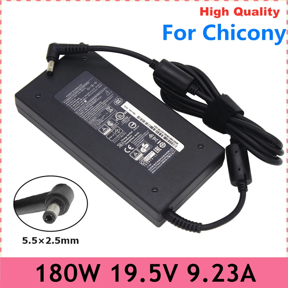 Pengisi Daya A15-180P1A 180W Asli 19.5V 9, 23A Catu Daya Adaptor AC untuk CLEVO P950HR N850HP6 UNTUK MSI GS63VR GS43VR WS63VR GE72VR