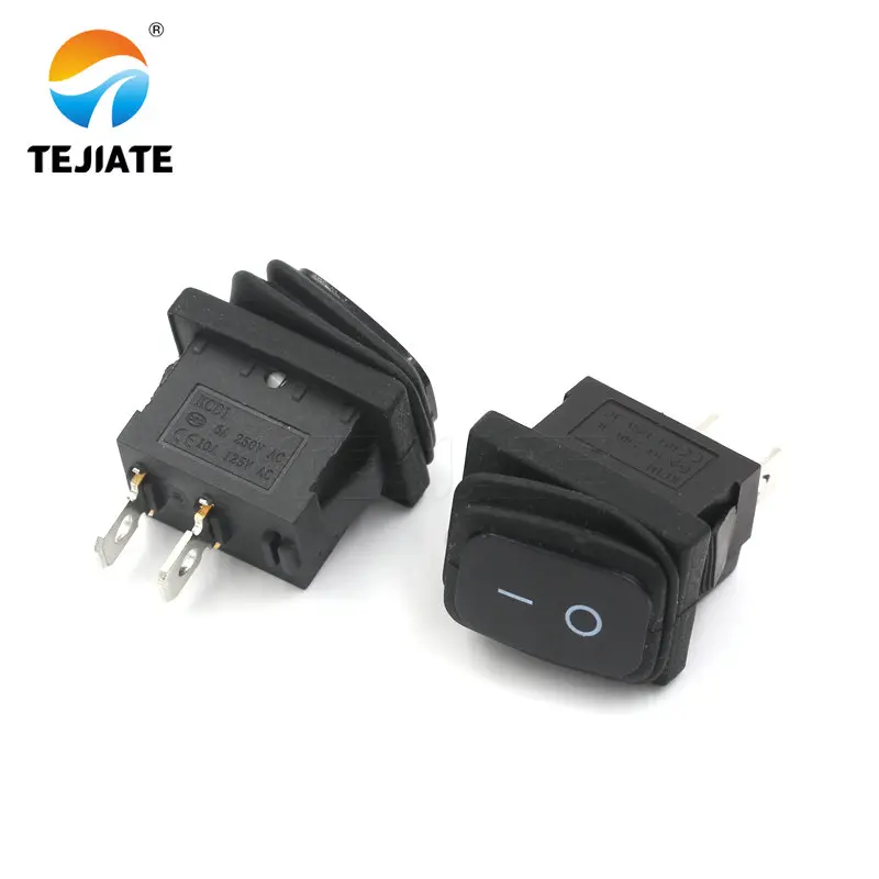1 Buah Saklar Toggle KCD1 Kapal Type Rocker 2/3 Kaki 2 Gear Tahan Air Perahu Berbentuk Arus Tinggi Power Mikro Elektronik