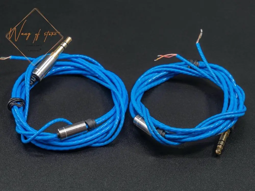 Blue New Upgrade Silver Plated Cable For KOSS Porta Pro Portapro PP Headphones - Headsets