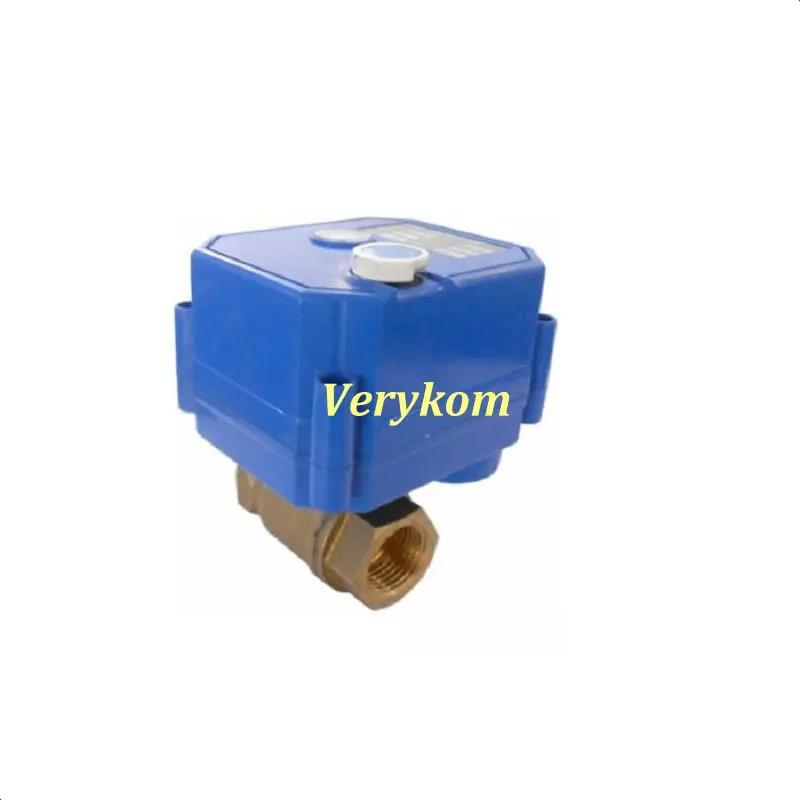 CWX-15Q/N Automatic Brass Motorized Ball Valve With Manual DN15 DN20 DN25 Water Gas Air 5V 12V DC 24V 220V CR01 CR02 CR03 CR05