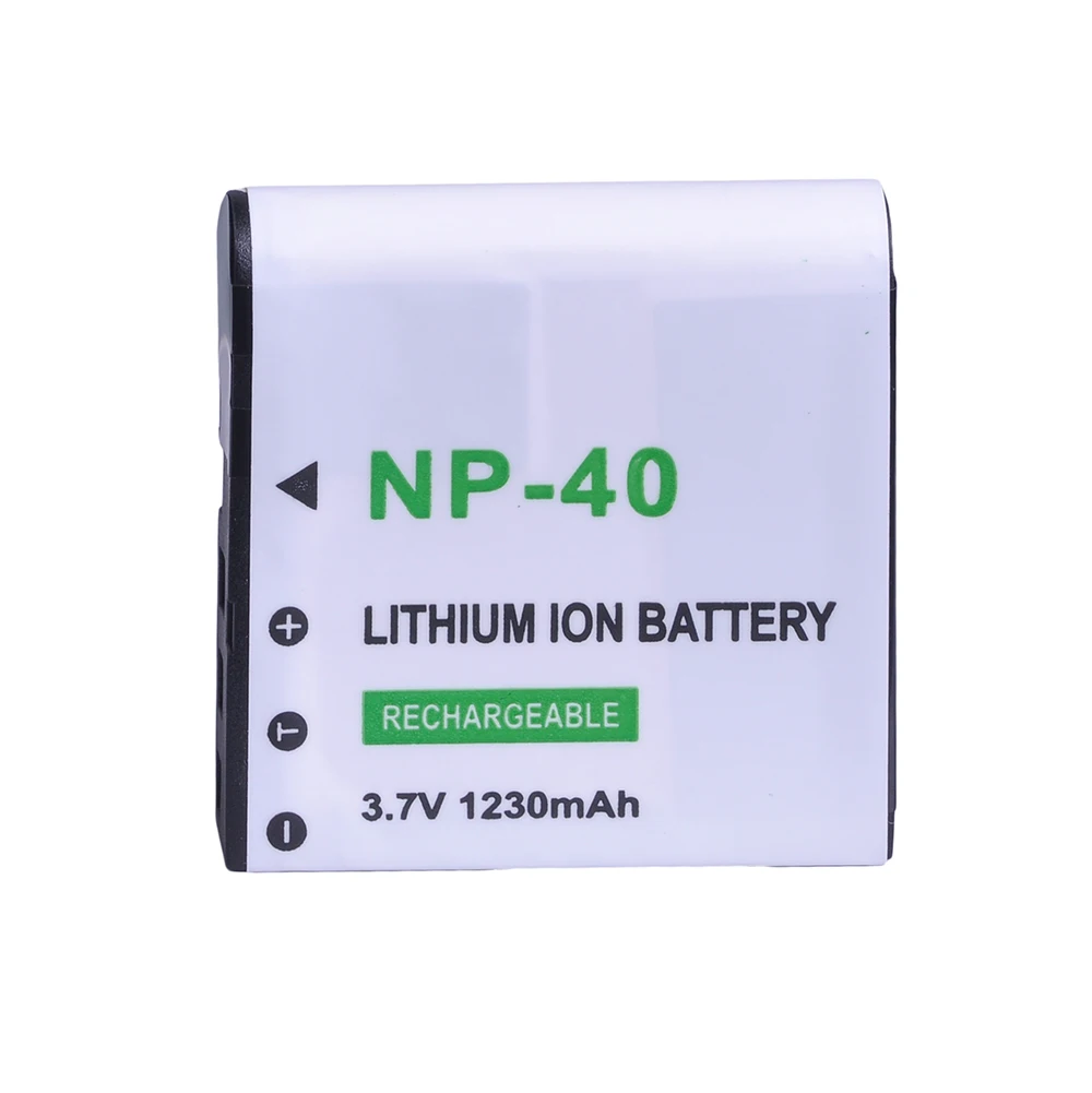 1230mAH NP-40 Bateria NP 40 NP40 Rechargeable Camera Battery for Casio EX-Z400 FC100 FC150 FC160S P505 P600 P700 Z300 Z600 EX