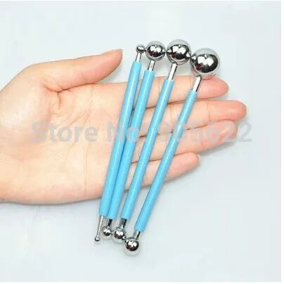 Ensemble d'outils de spoage à double extrémité, outils de cuisson 1918, outil de sculpture, boule de spoage, lisse, fondant, anonyme